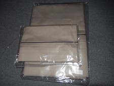 Christian Fischbacher BETTWÄSCHE  SATIN 4 TEILG  140 X 200 CM. 65 X65  TAUPE NEU