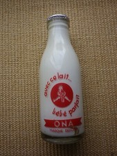 Alte Milchflasche Reklame