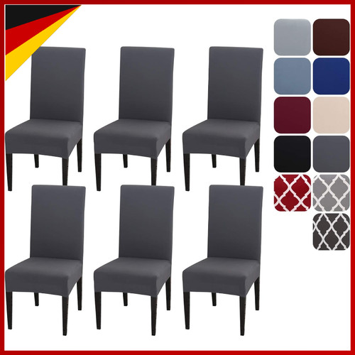 Stuhlhussen 6er set stretch - set,