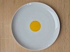 4 Speiseteller Rosenthal Wolf Karnagel studio-line Plus Design Gelber Punkt 