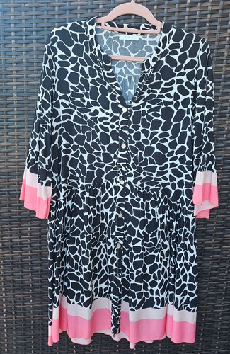 Tunikakleid mit giraffen print - mit, giraffen-print
