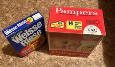 Konvolut Verpackungen/Waschmittel DDR/BRD, 70er/80er Jahre, teilweise mit Inhalt