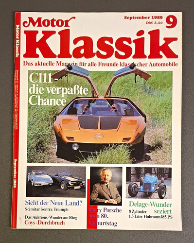 Motor klassik 1989 mercedes - motor, 9/1989,