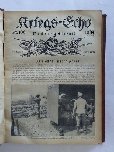Kriegs echo wochen - kriegs-echo:, wochen-chronik