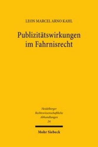 Publizitätswirkungen - , im