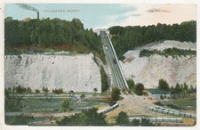 Um 1910.. Lore. Steilbahn. Schornstein. Fabrik. Tiefbau.. Kalkberge (Rüdersdorf)