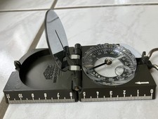 Breithaupt NATO Bundeswehr Marschkompass - Stahl - Experte - Tasche mit Koppel