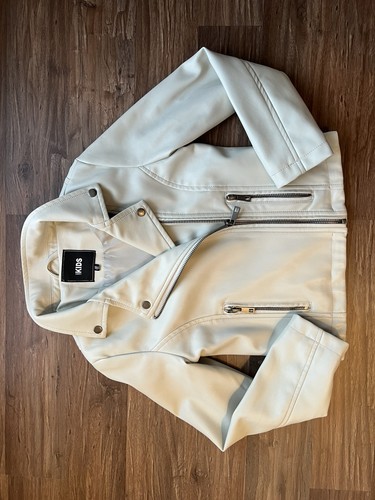 Bikerjacke 122 128 ecru - 122/128,