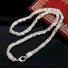 Majestätische Königskette 925 Silber Pl. 50cm. 5mm. Herren. Damen Geschenk.  Neu