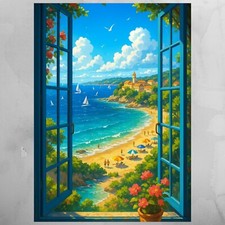 Mediterraner Blick Poster