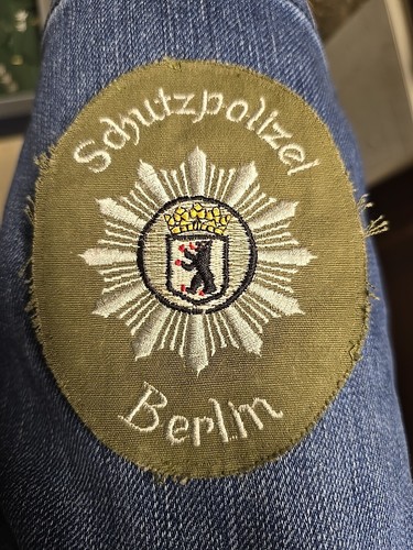 Aufnäher schutzpolizei berlin - aufnäher,