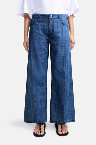 Cambio jeans palazzo cropped - cambio,