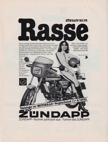Zündapp 175 reklame - zündapp,