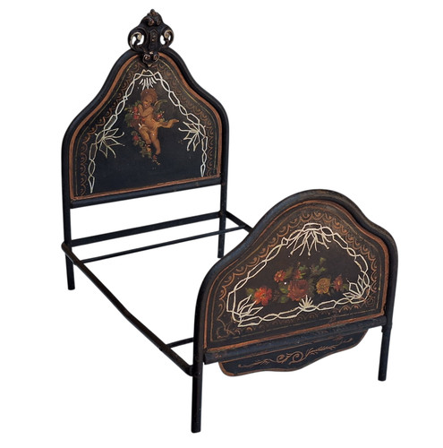 Antikes bett puppenbett - bett,