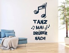 Wandtattoo Wohnzimmer Wandtatoo Flur Musik Tanzen Noten Wandspruch Tanz pkm186