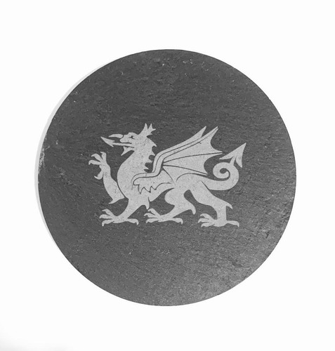 Walisischer drache graviert - drache,