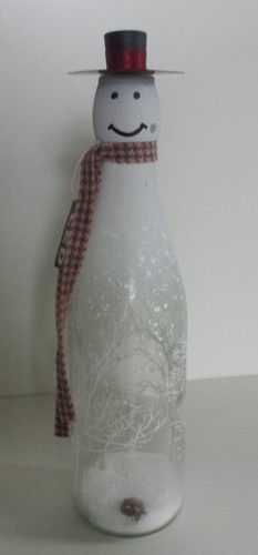 Led glas flasche - led,