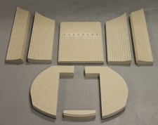 Feuerraumauskleidung für Oranier Polar Aqua V Kaminofen Ersatzteile Brennraum