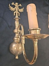 Antiker Wandkerzenhalter Messing Wandleuchter Kerzenleuchter