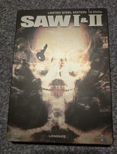 SAW 1 & 2 - Uncut - 3 Disc Limited Steelbook Edition [DVD] Top Zustand!