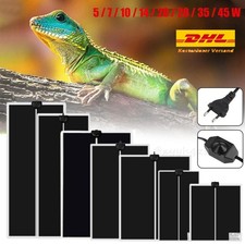 HEIZMATTE MIT THERMOSTAT Pflanzen Terrarium Sämling Gewächshaus Pet REPTILE NEU
