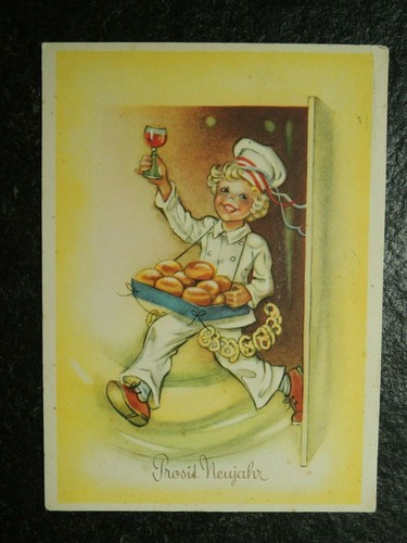 Alte junge mit krapfen - alte,