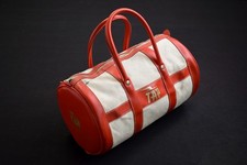 Vintage Tap runde Reise Tasche Bag Sac Dos Duffel Flug Flight Jet Air Portugal  