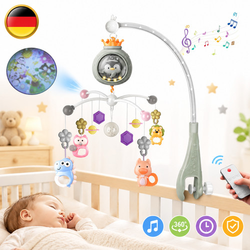 Spieluhr kinderbett mobile mit - kinderbett,