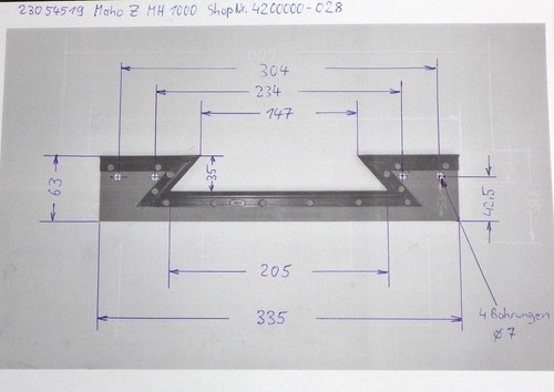 Abstreifer maho mh1000 - maho, z