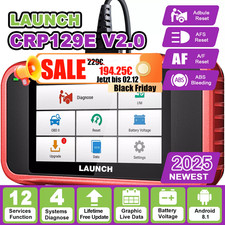 2025 Launch CRP129E V2.0 Profi KFZ Diagnosegerät Auto OBD2 Scanner TPMS EPB SAS