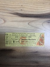 Ticket Eintrittskarte HSV Hamburger SV - 1860 München 19.10.1963
