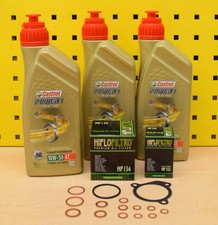 Wartungs Ölwechsel Satz Castrol Power1 10w50 Für: KTM LC4 400 620 625 640 660