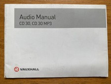 VAUXHALL  AUDIO CD30 CD 30 MP3