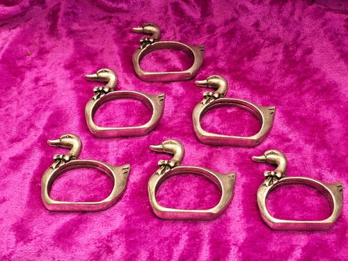 Vintage serviettenringe - 6,