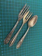 Versilbertes Besteck Konvolut