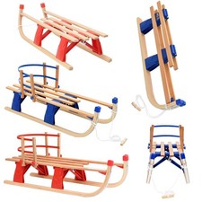 Holzschlitten Schlitten 110cm