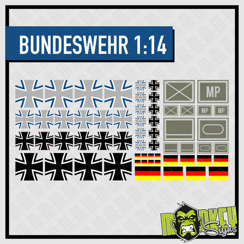 Aufkleber set 14 - aufkleber, 1:14