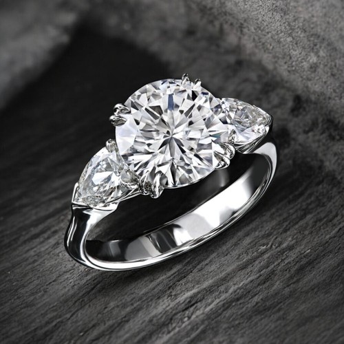 Karat weißgold ring - 18, 3,80