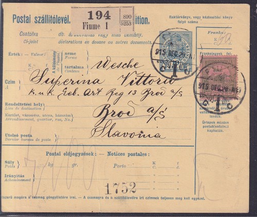D400 fiume 1915 - d400),
