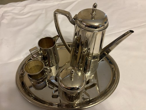 Versilbertes kaffee - kaffee-, &