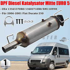 Neu Dieselpartikelfilter DPF Katalysator Mitte für Fiat Ducato 250 Euro 5 LKW