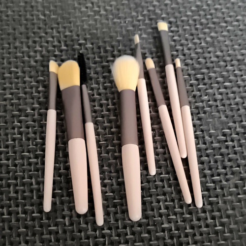 Make pinsel set rosa - make-up-pinsel-set, rosa/weiß