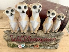 Erdmännchen Willkommen Schild