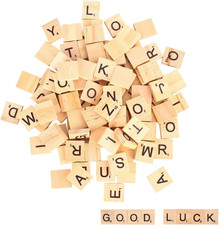 200 Stücke Holzbuchstaben