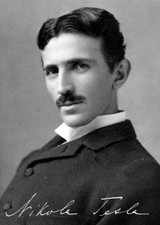 Repro-Autogramm - Nikola Tesla