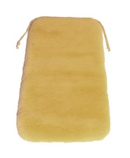 Premium Lammfell-Auflage Babyfell für Kinderwagen Kindersitz Buggy 80 x 40 cm