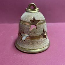 Keramik Windlicht Weihnachten Glocke 