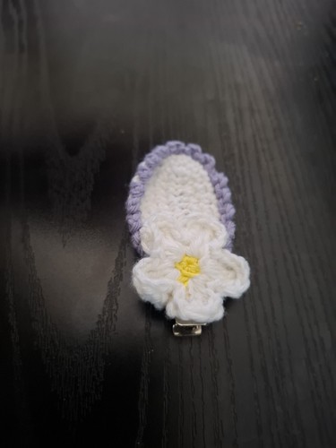 Gehäkelte haarspange clip - clip, mit