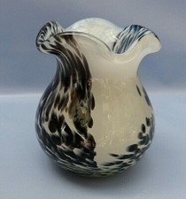 20270. Glasvase Vase schwarz