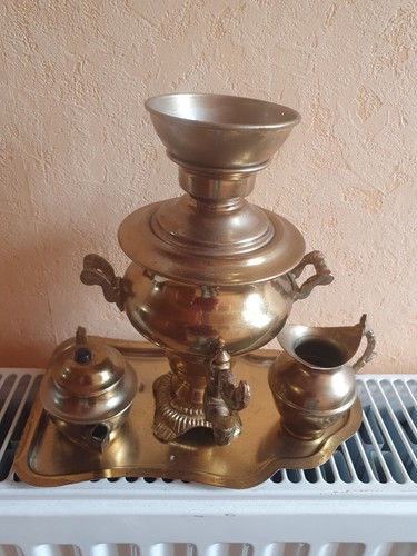 Messing samowar 19cm - messing,